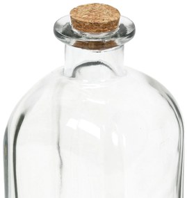 Szklana butelka z korkiem