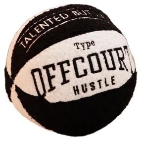 Poduszka dekoracyjna z materiału bouclé ø 25 cm Basketball – Mioli Decor