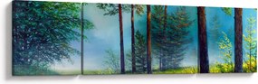 Obraz - Obraz olejny przedstawiający krajobraz (170x50 cm)