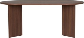 Stół w dekorze orzecha 89,5x180 cm Sablin – Kalune Design