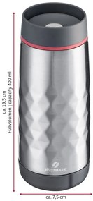 Jasnoszary kubek termiczny 400 ml Viva – Westmark
