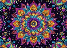 Obraz - Kalejdoskopowa mandala (70x50 cm)