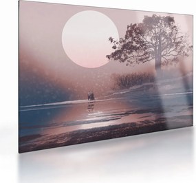 Obraz na szkle - Zakochana para (70x50 cm)