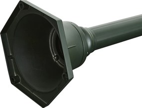 Klasyczny lampion zewnętrzny ciemnozielony 235 cm 3-punktowy IP44 - Berta