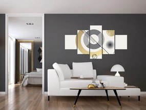 Obraz - Kształty geometryczne N⁰2 (125x70 cm)
