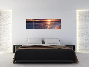 Obraz zachodu słońca (170x50 cm)