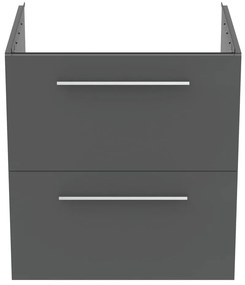 Szara wisząca szafka pod umywalkę 60x63 cm i.Life B – Ideal Standard