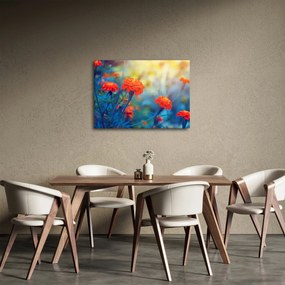 Obraz - Pomarańczowe kwiaty (70x50 cm)