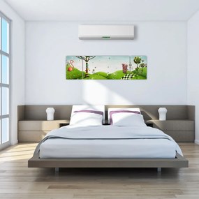 Obraz wspaniałego krajobrazu (170x50 cm)
