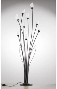 Jupiter 2058 - Lampa stojąca GLORIOSA 9xG9/14W/230V czarna