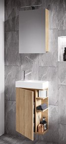 2 szt. umywalka Szafka lustrzana Bad Lumia