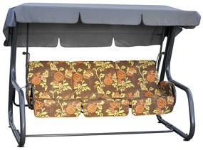 Daszek do huśtawki ogrodowej 228 x 126 cm Rimini / Venezia D031-16CW PATIO