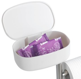 Stojak na papier i szczotkę wc z półką i koszem RIVAZZA, 4w1, WENKO