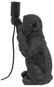 Czarna lampa stołowa (wysokość 34 cm) Monkey – Light &amp; Living