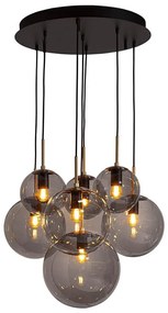 ByRydens 4202390-4002 - Żyrandol na lince LAURA 7xE27/8W/230V