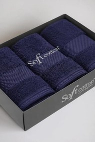Zestaw podarunkowy małych ręczników DELUXE, 3 szt Fioletowy