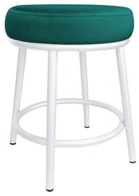 Taboret Ben noga metalowa biała MG20