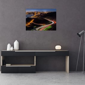 Obraz na szkle - Golden Gate Bridge (70x50 cm)