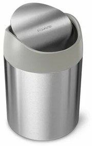 Simplehuman Kosz na śmieci na stół MINI 1,5 l, stal nierdzewna