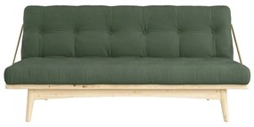 Sofa rozkładana Karup Folk Clear/Olive Green