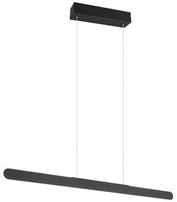 Czarna lampa wisząca LED Helios – Trio