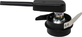 Zestaw 6 nowoczesnych reflektorów wpuszczanych czarno-złotych - Insta