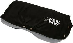 New Baby Polar rękawica na wózek, czarny - szary
