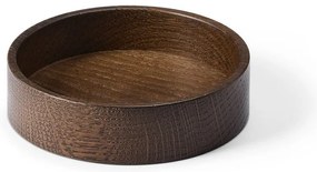 Brązowy drewniany pojemnik dekoracyjny ø 11x3 cm Circle S – LIND DNA