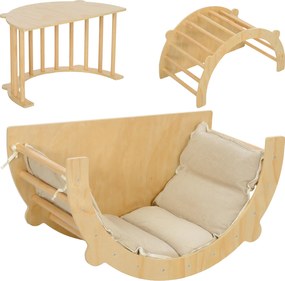 AIYAPLAY Klimbok, huśtawka, drabinka, z poduszką, dla dzieci 1,5-4 lata, do 50 kg