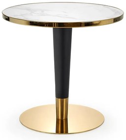 Okrągły stół z marmurowym blatem w stylu glamour W8-G60