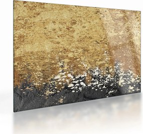 Obraz na szkle - Złota struktura N⁰3 (70x50 cm)