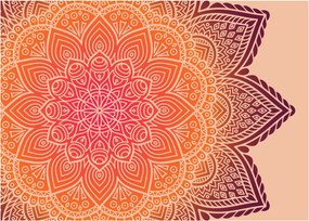 Obraz na szkle - Mandala sztuka (70x50 cm)