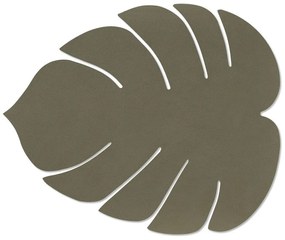 Mata stołowa ze skóry ekologicznej 35x42 cm Monstera Leaf Nupo – LIND DNA