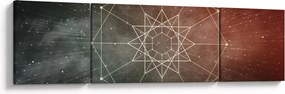Obraz - Kosmiczny Dodekagram (170x50 cm)