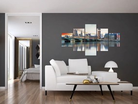 Obraz - Houses of Parliament w Londynie (125x70 cm)