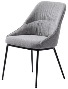 Szare krzesła zestaw 2 szt. Meridian – Unique Furniture