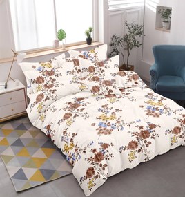 PrzytulneMieszkanie.pl PrzytulneMieszkanie.pl Pościel z mikrofibry LISORIA kremowa Rozmiar pościeli: 70 x 80 cm | 140 x 200 cm