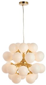 Endon 76499 - Żyrandol na linkach OSCAR 28xG9/18W/230V złoty