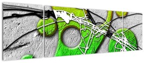 Abstrakcyjny obraz (170x50 cm)