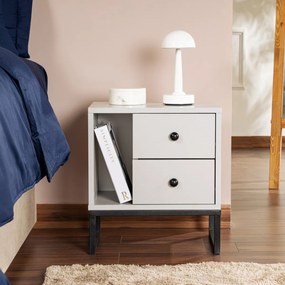 Stolik nocny Glimmer Grey