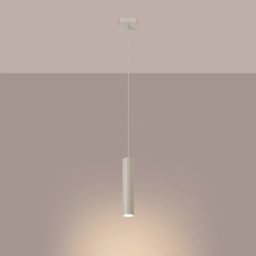 Lampa wisząca LAGOS 1 beżowa SOLLUX  LIGHTING
