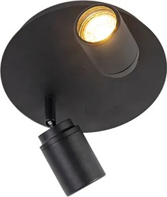 Inteligentny nowoczesny reflektor czarny z GU10 2-źródła światła IP44 - Ducha