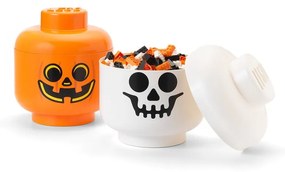 Pomarańczowe pudełko do przechowywania LEGO® Pumpkin Head L