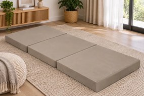 Materac 180/60 + Torba składany turystyczny tkanina Welur : Kolor tkaniny - VELVET - MG09, Rozmiar - 180/60/10, Typ tkaniny - Velvet