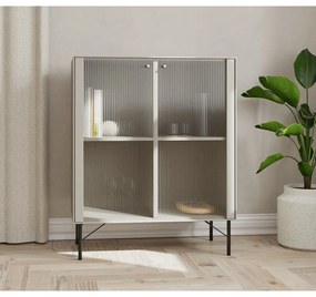 Jasnoszara witryna 91x111 cm Edge by Hammel – Hammel Furniture