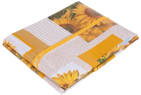 Obrus w słoneczniki SUNFLOWER, 140 x 240 cm, tworzywo sztuczne
