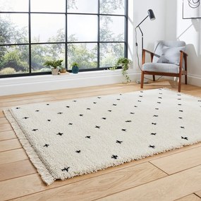 Biało-czarny dywan Think Rugs Boho Dots, 120x170 cm