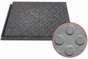 Płyta obciążeniowa REPLAST, 800 x 600 x 43 mm, zewnętrzna