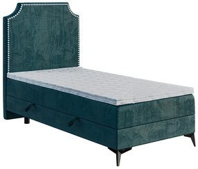 Pojedyncze łóżko boxspring 90x200 32 kolory M7-S14