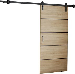 Drzwi przesuwne LOFT LORNI 100 dąb sonoma